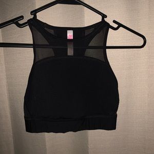 PINK. Sports bra. Racer back